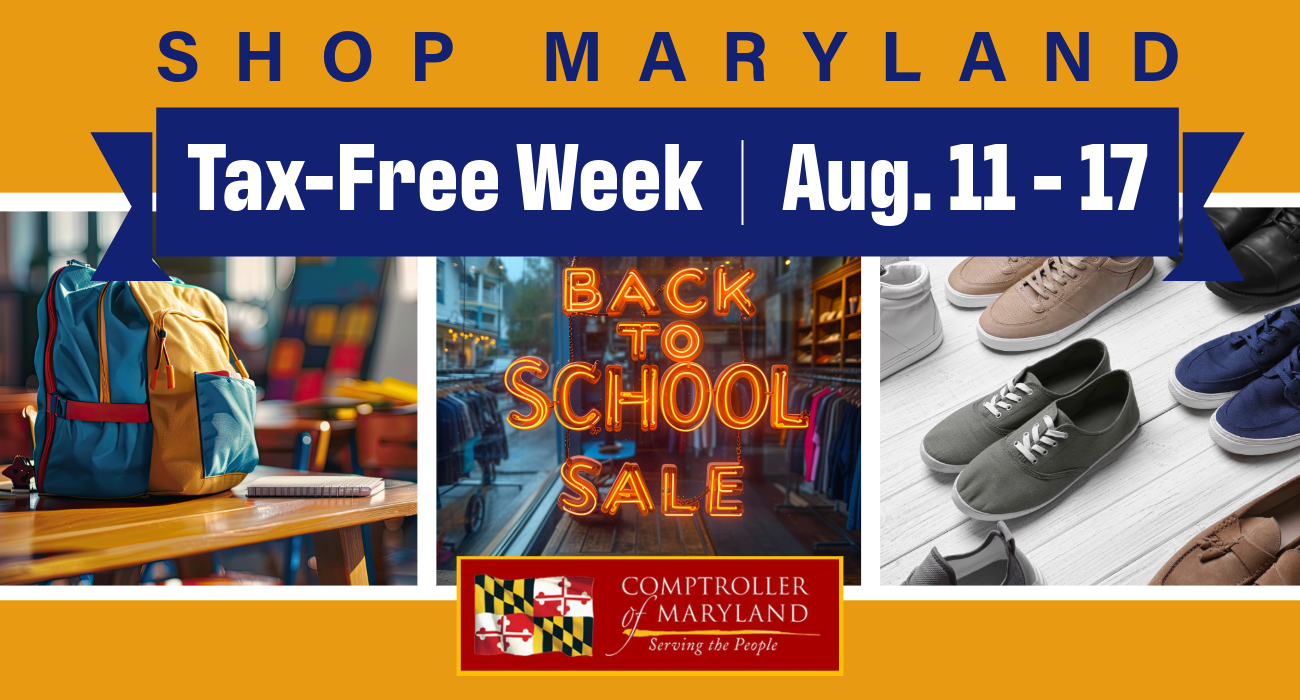 Shop Maryland Tax-Free Week